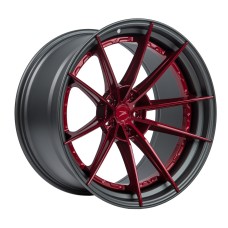 ZP.MODULAR 1 | SUPER DEEP CONCAVE - Blood Red Center / Matte Gunmetal Lip ZP.MODULAR 1 | SUPER DEEP CONCAVE - Blood Red Center / Matte Gunmetal Lip